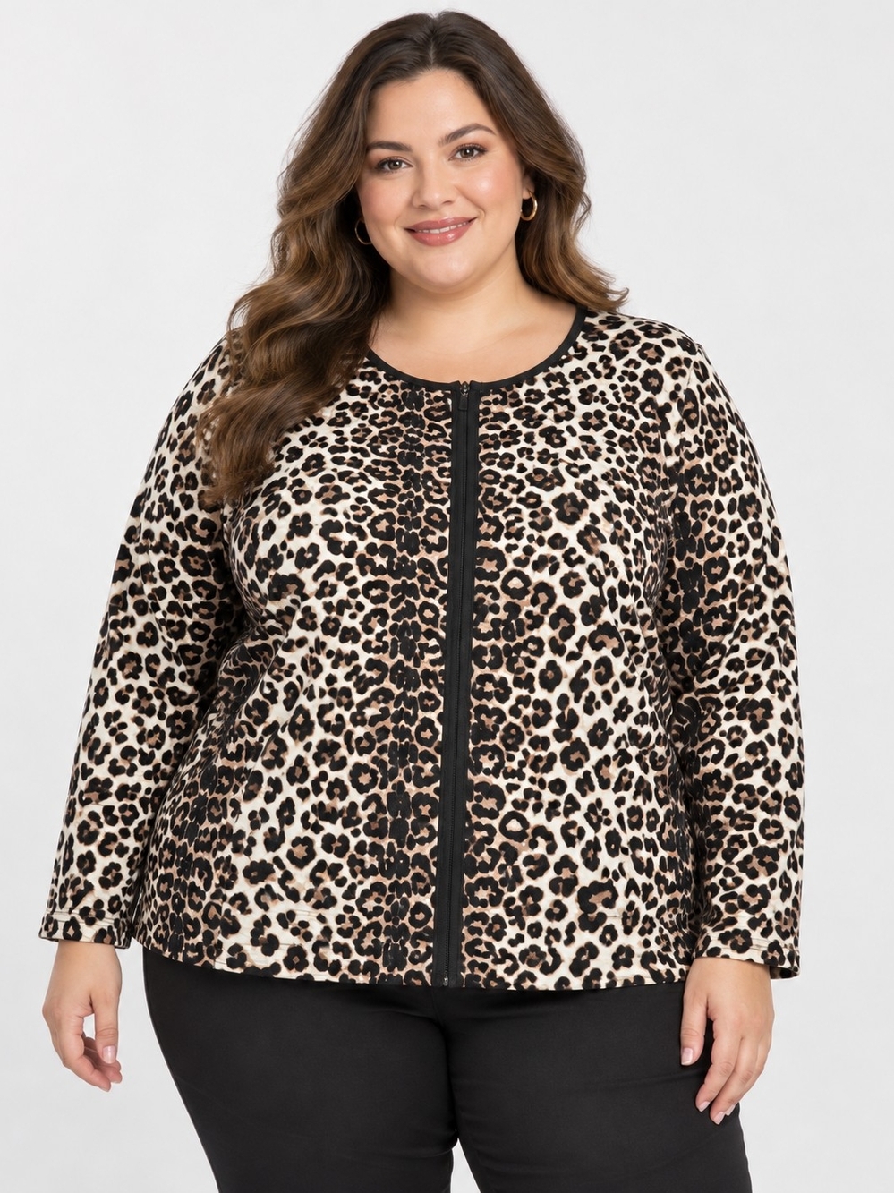 Rafaella Full Zip Shirt 3xl